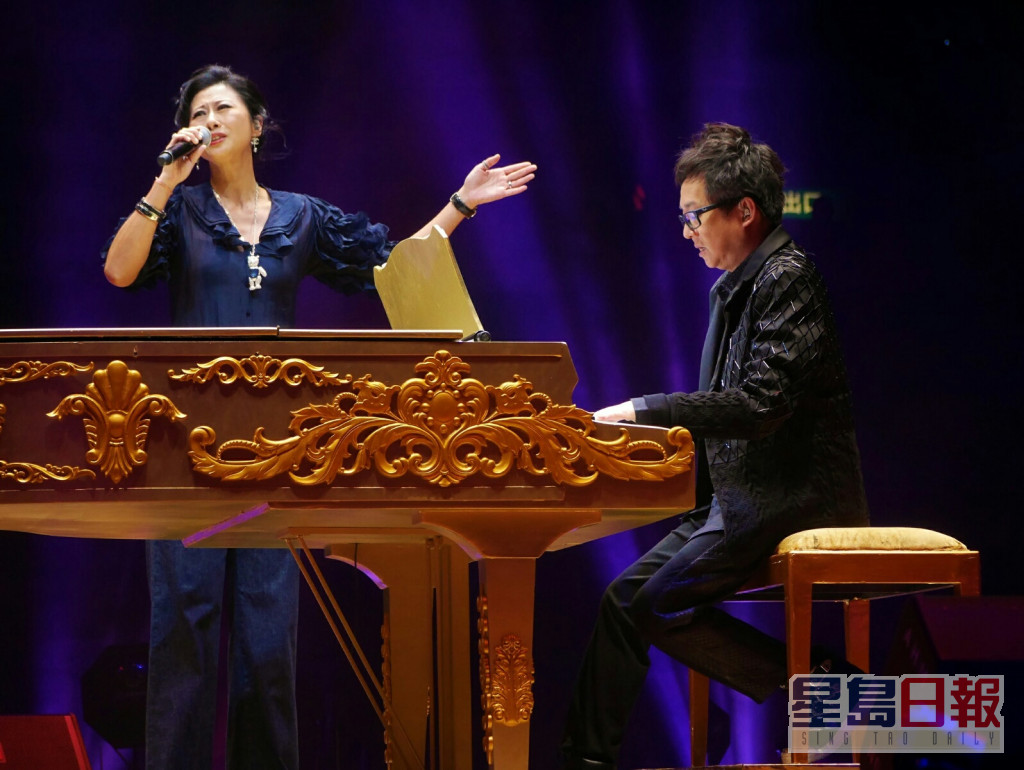 叶蒨文为演唱会担任嘉宾，在伦永亮的伴奏下献唱。