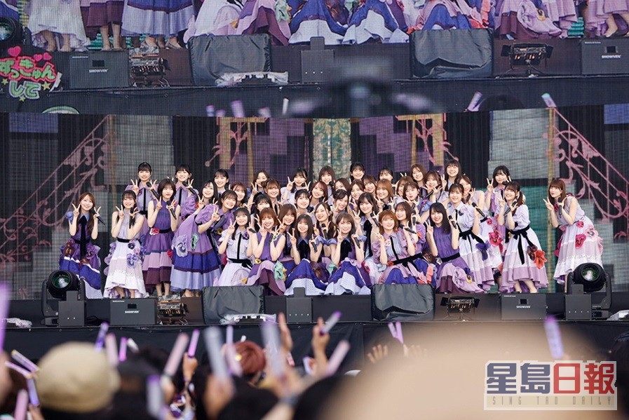乃木坂46 10周年纪念演唱会，两日吸引14万fans入场。