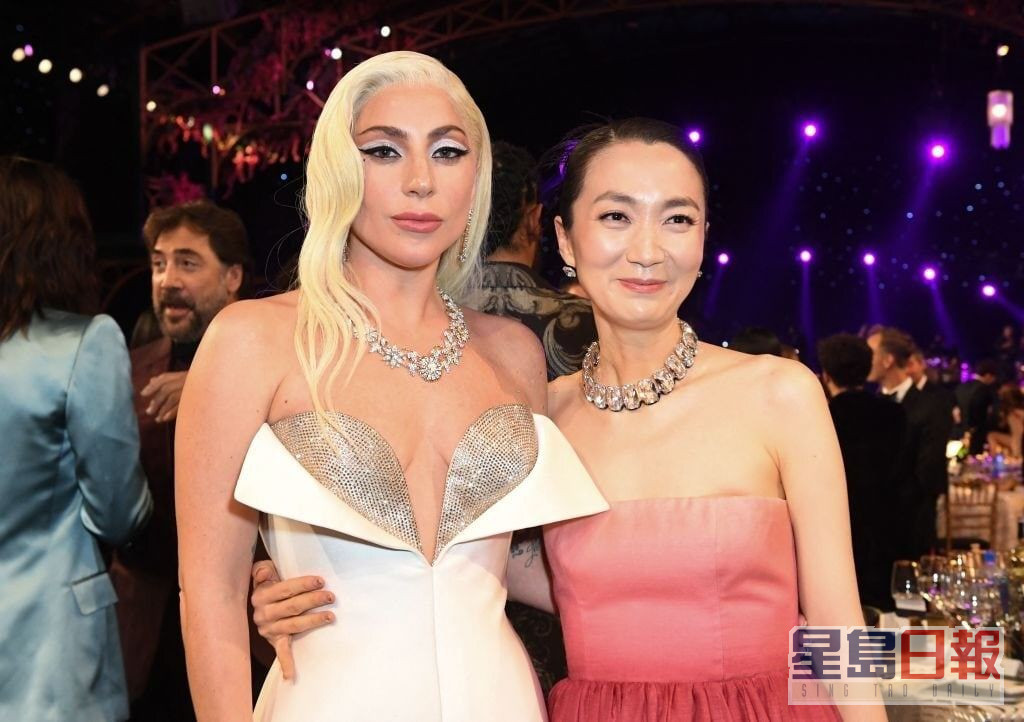《鱿鱼游戏》「韩美女」金姝怜成功跟Gaga「集邮」。
