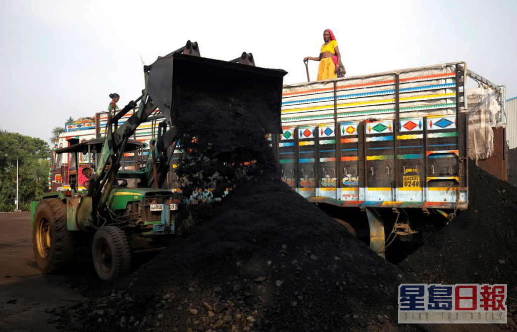 印度擬向多國出口煤炭。路透社資料圖片