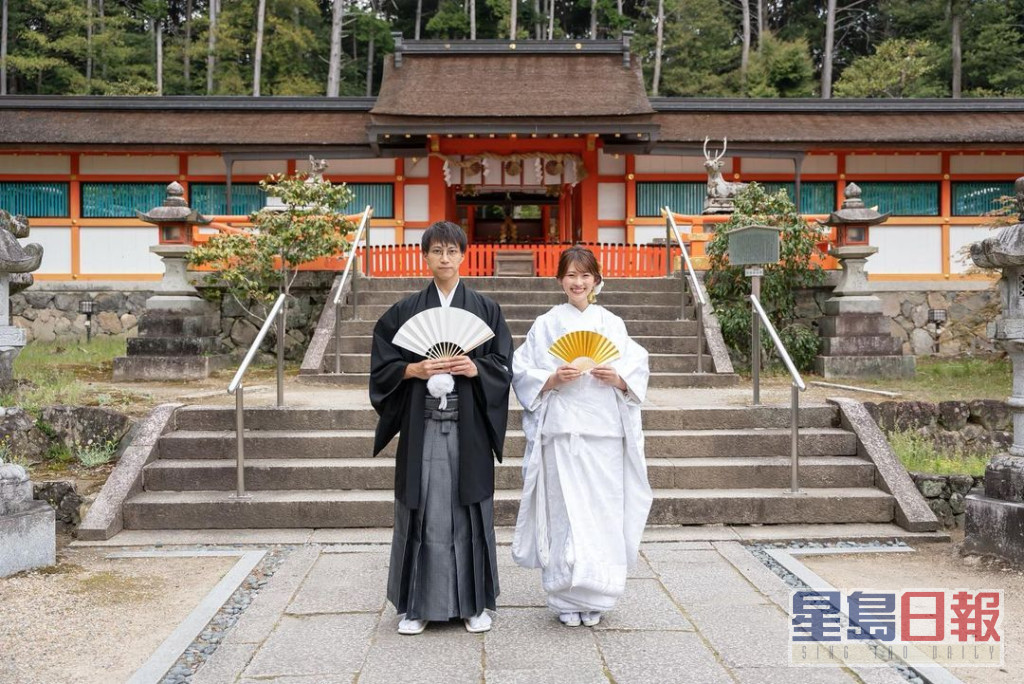 吳業坤去年5月宣佈娶日本老婆濱口愛子，老婆之後隨夫定居香港。