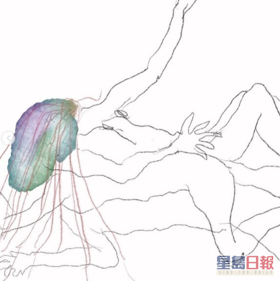 網民認為韓韶禧的畫作有所暗示。