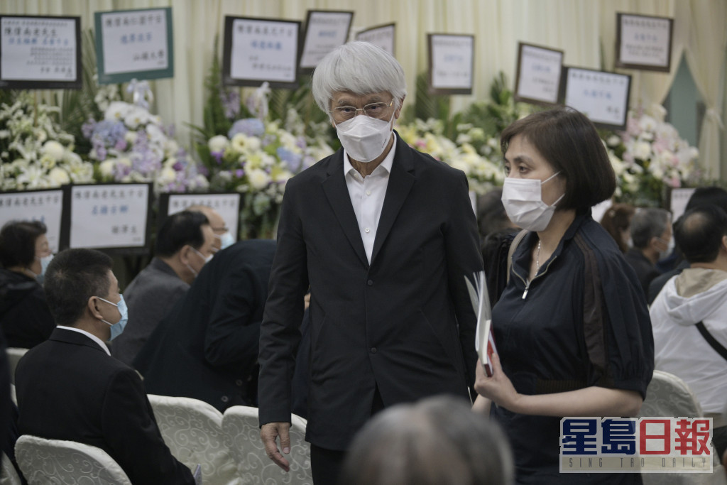 前金管局总裁任志刚出席吊唁。陈浩元摄