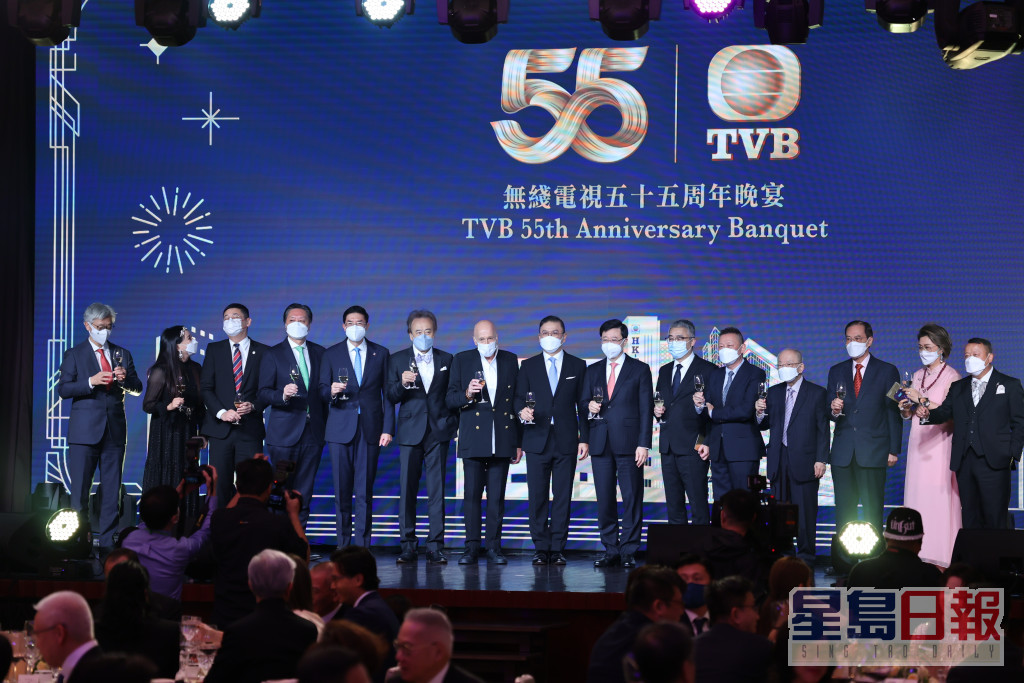 TVB 55周年晚宴嘉賓。