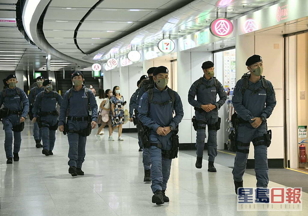 萧泽颐指出警队暂时招募到101名督察以及318名警员。资料图片
