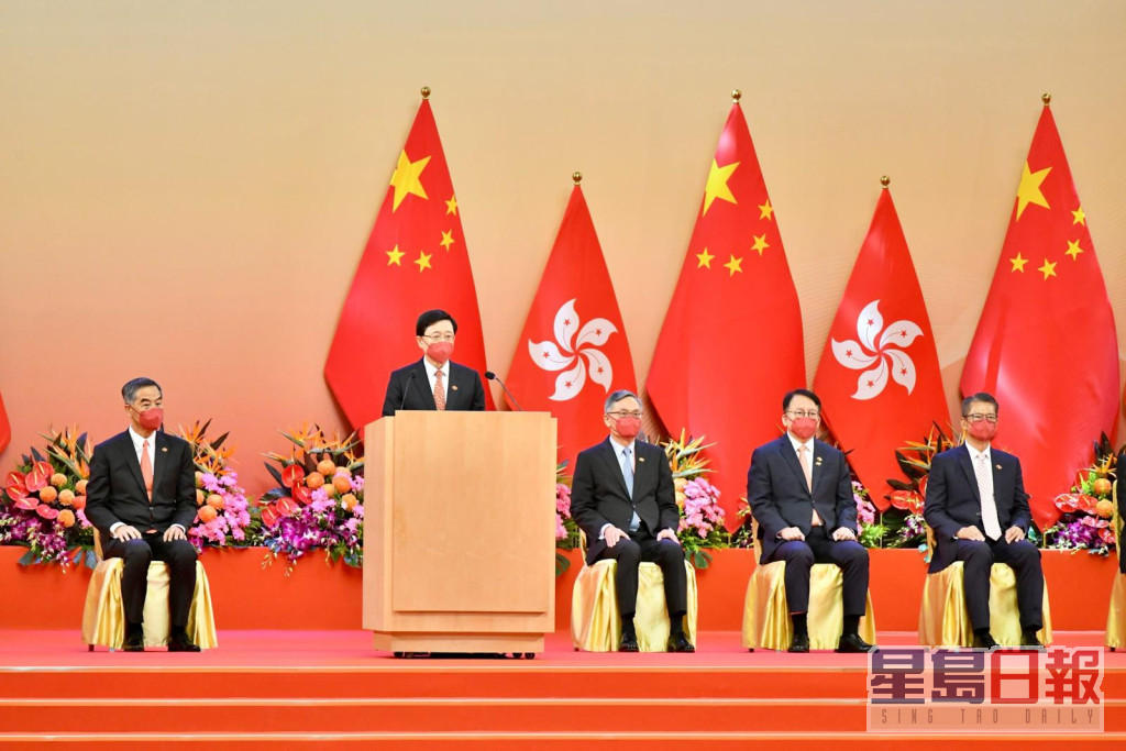李家超指一國兩制為香港長期繁榮穩定提供最佳制度保障。