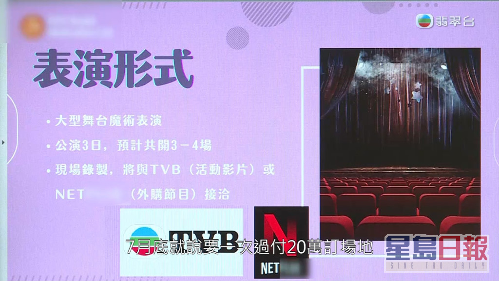 骗徒连TVB同串流平台Netflix都拖埋落水，写晒入计划书内。
