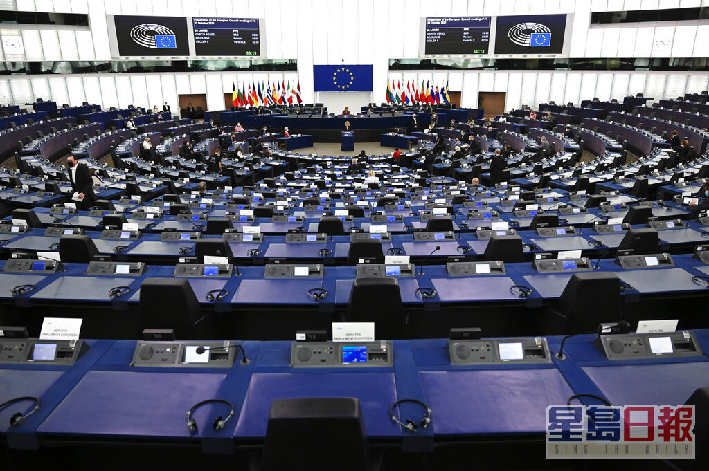 公署正告歐洲議會政客要「認清形勢，擺正位置，改弦易轍，收手噤聲」。資料圖片
