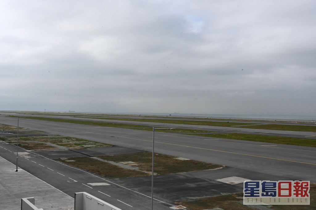 機場三跑已於去年11月落成啟用。資料圖片
