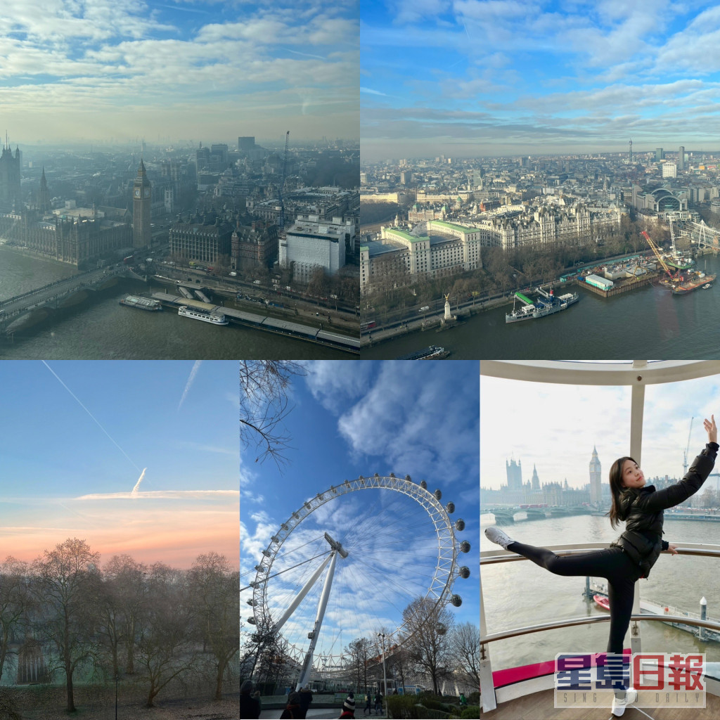 第一日去著名景點倫敦眼（London Eye）。
