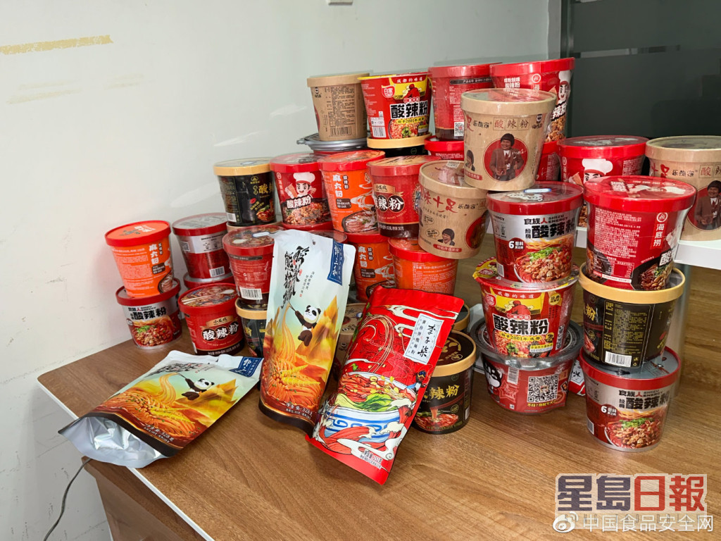 「中國食品安全網」評稱10款內地熱銷酸辣粉。