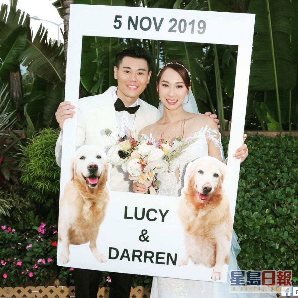 李旻芳2019年与黄耀英结婚。