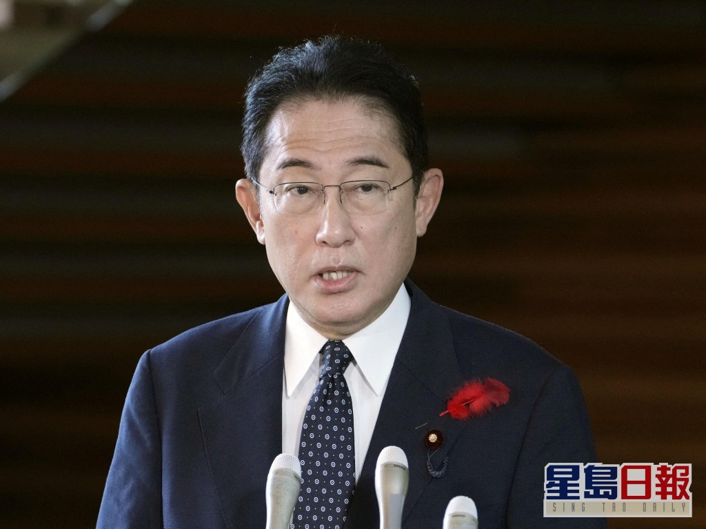 岸田文雄发表声明强烈谴责北韩。REUTERS