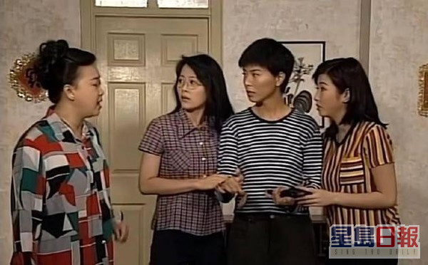 梁雪湄（右）曾拍不少TVB剧。