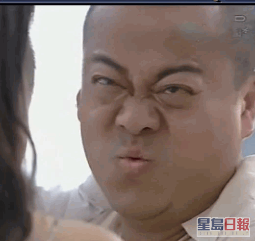 歐陽震華擅拍喜劇表情誇張，香港網民也喜歡他的截圖當作meme。