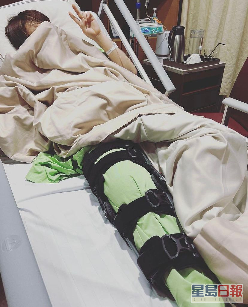 姜涛早前入院做手术。