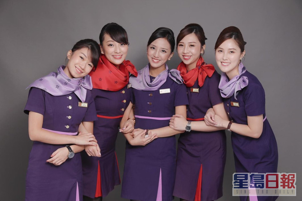 劉詠詩曾經做過空姐。