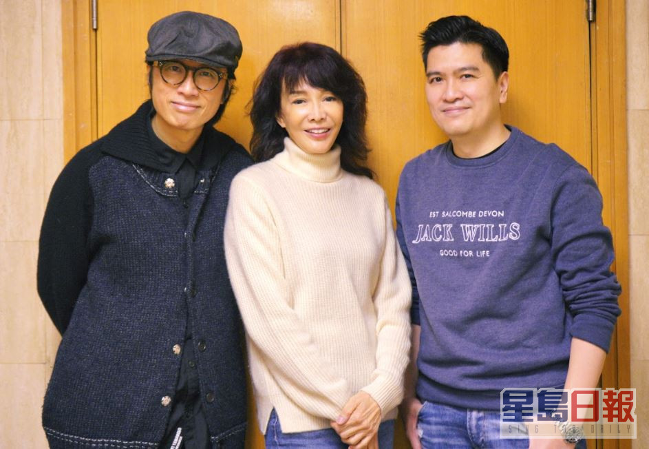 黃子華和陳詠燊（右）一同接受Do姐訪問宣傳新戲。