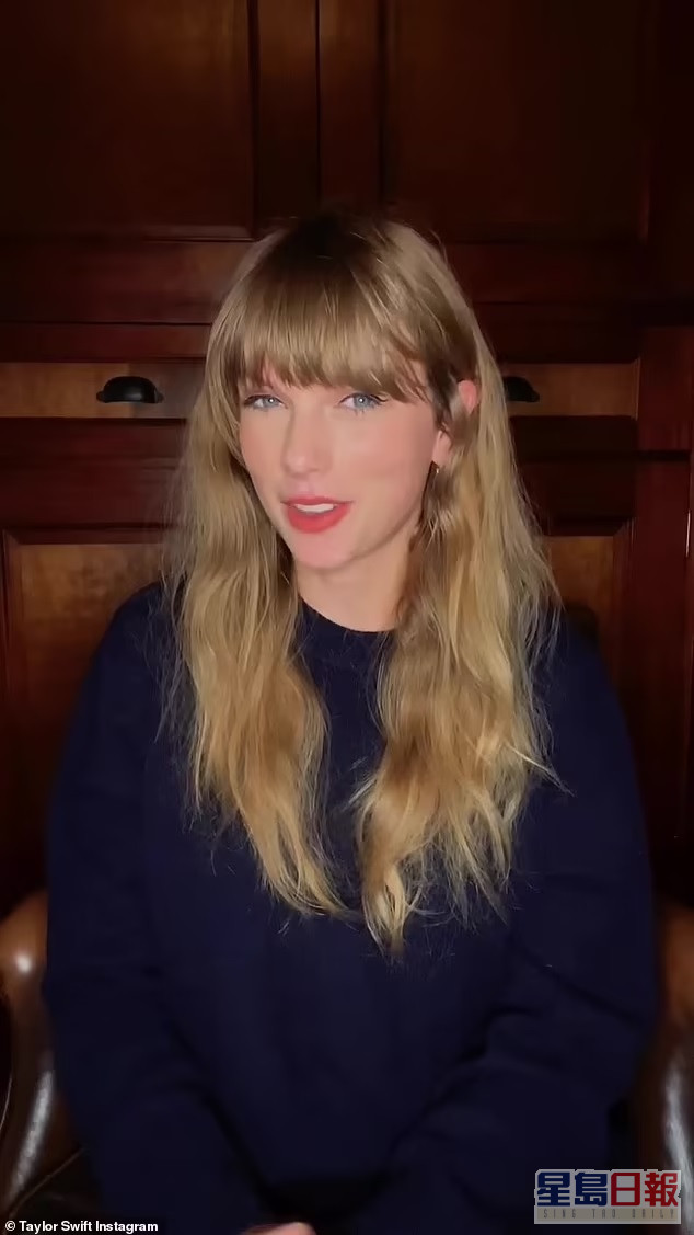 Taylor拍片介绍新碟。