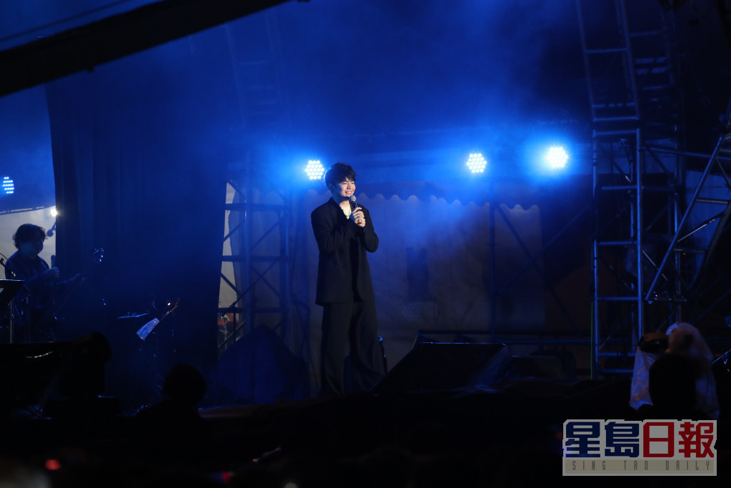 陳卓賢（Ian）表示有一段時間沒有在音樂會上演出，加上要唱6首歌，所以有點緊張。