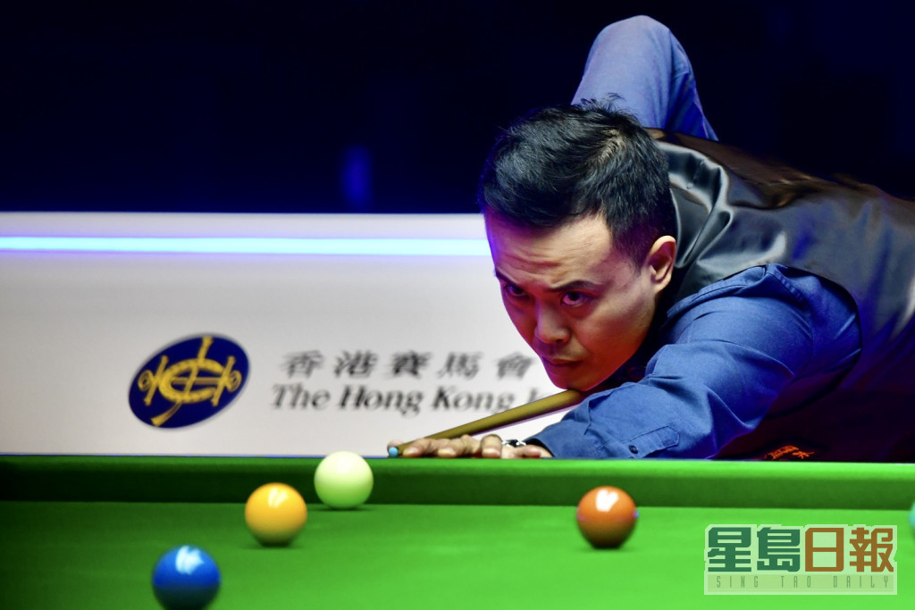 香港世界桌球大师赛决赛昨晚于红馆上演。资料图片