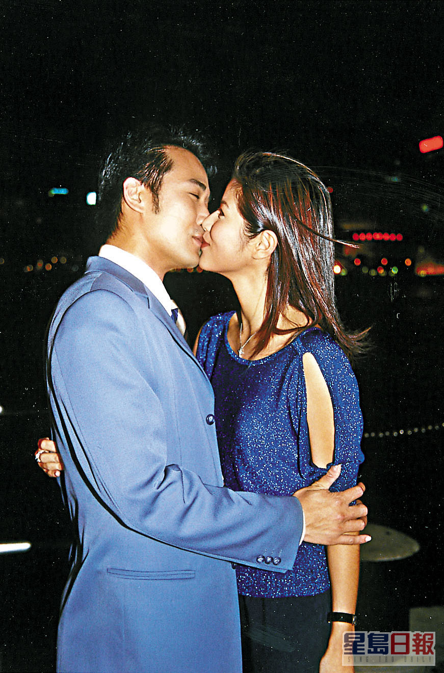 彭子晴與盧慶輝有擁吻鏡頭。