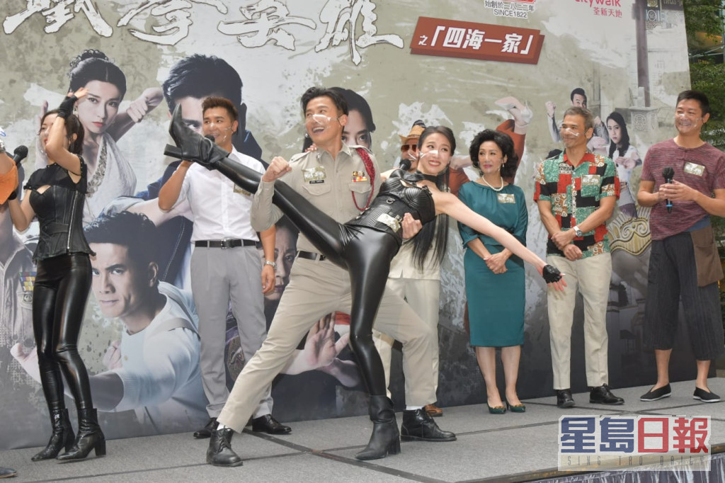 陳山聰與姚子羚合作多部劇，今次有很多激情戲。