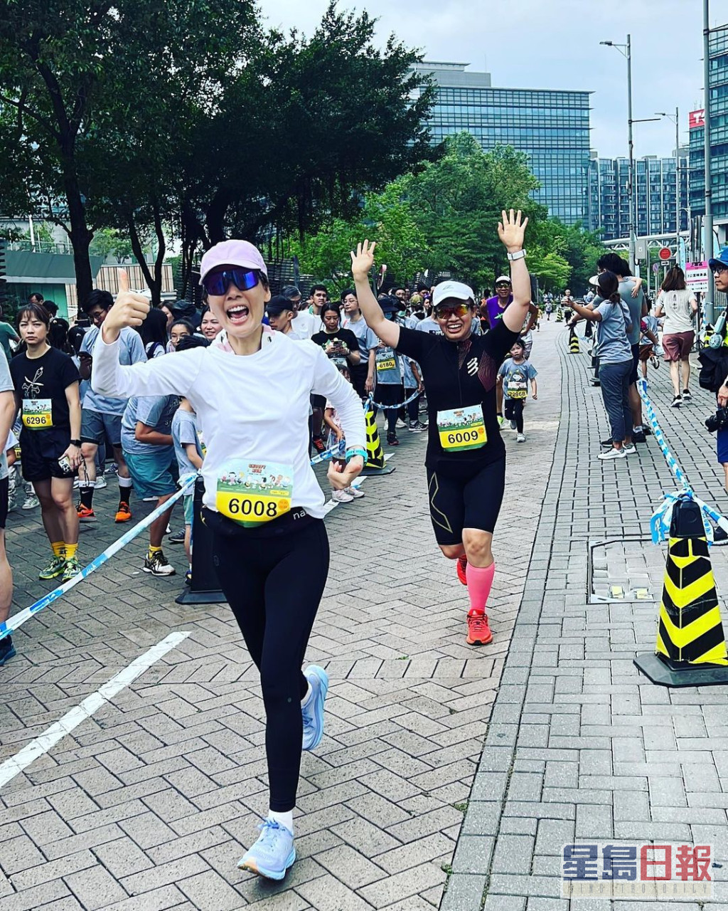 江美仪经常参加各大小跑步赛事。