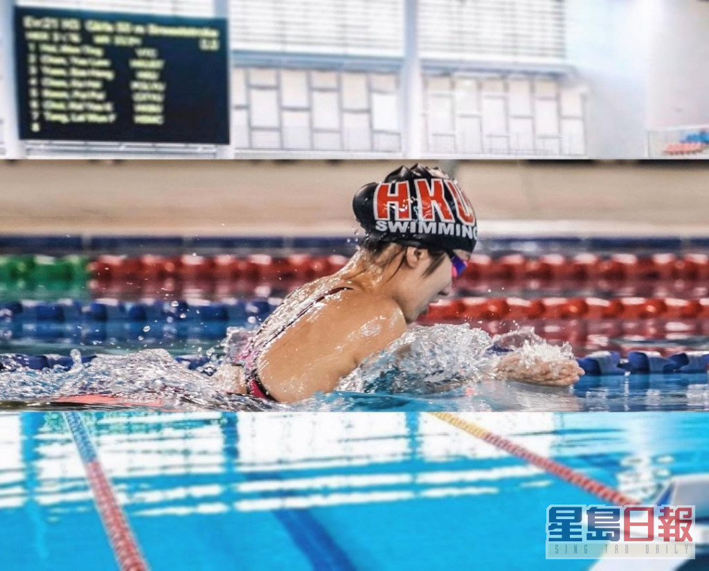 袁思行曾多次在全港运动会游泳比赛上获殊荣。（网上图片）