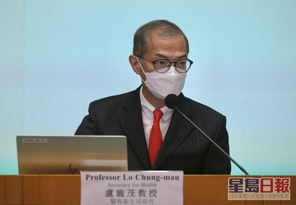 卢宠茂表示政府将于下阶段控烟措施进行公众谘询。资料图片