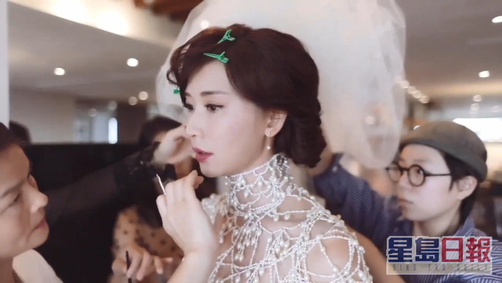 林志玲今日凌晨在fb贴出婚礼片段，庆祝结婚三周年。