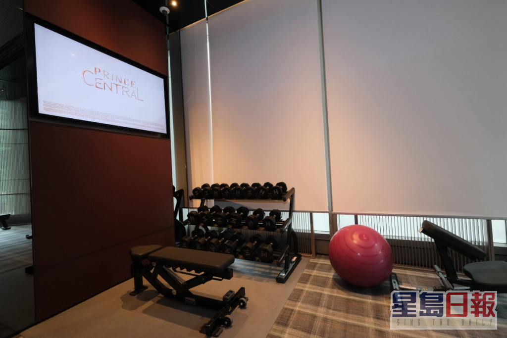健身室设多款器械，方便住户锻炼身体。