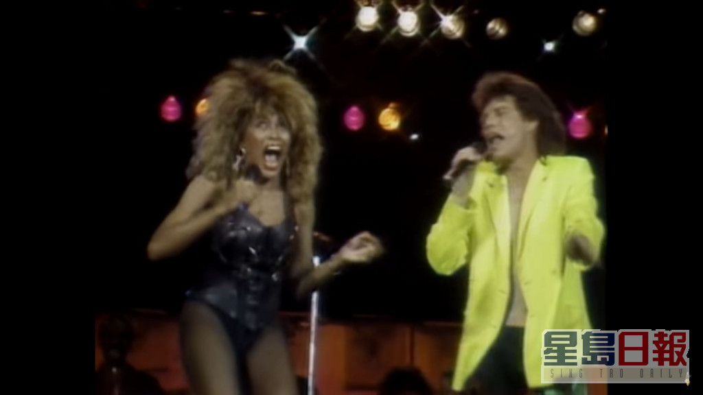 Tina Turner与米积加这幕表演成为经典。