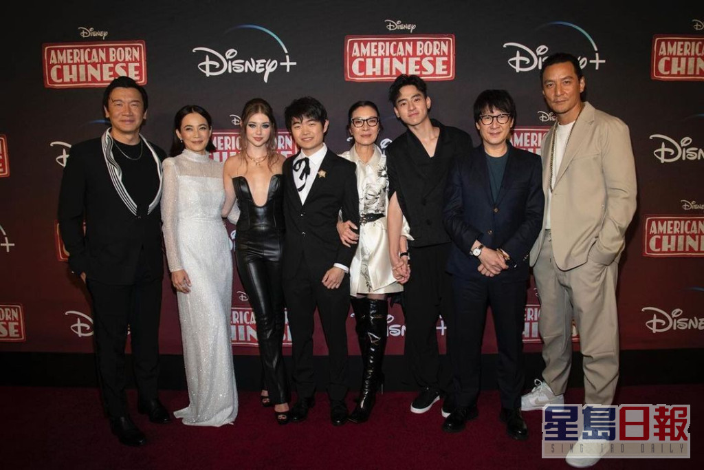 由吳彥祖、楊紫瓊及關繼威等合演的迪士尼新劇《西遊ABC》（American Born Chinese）早前在紐約舉辦活動。