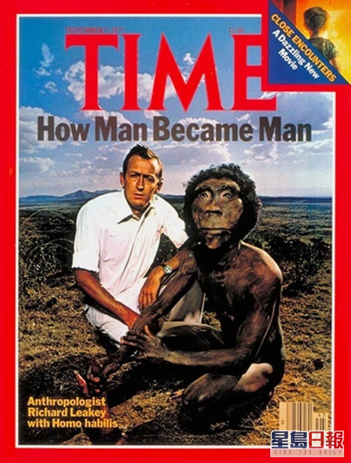 李奇與巧人模型合影的照片曾登上《時代周刊》（Time）封面。資料圖片