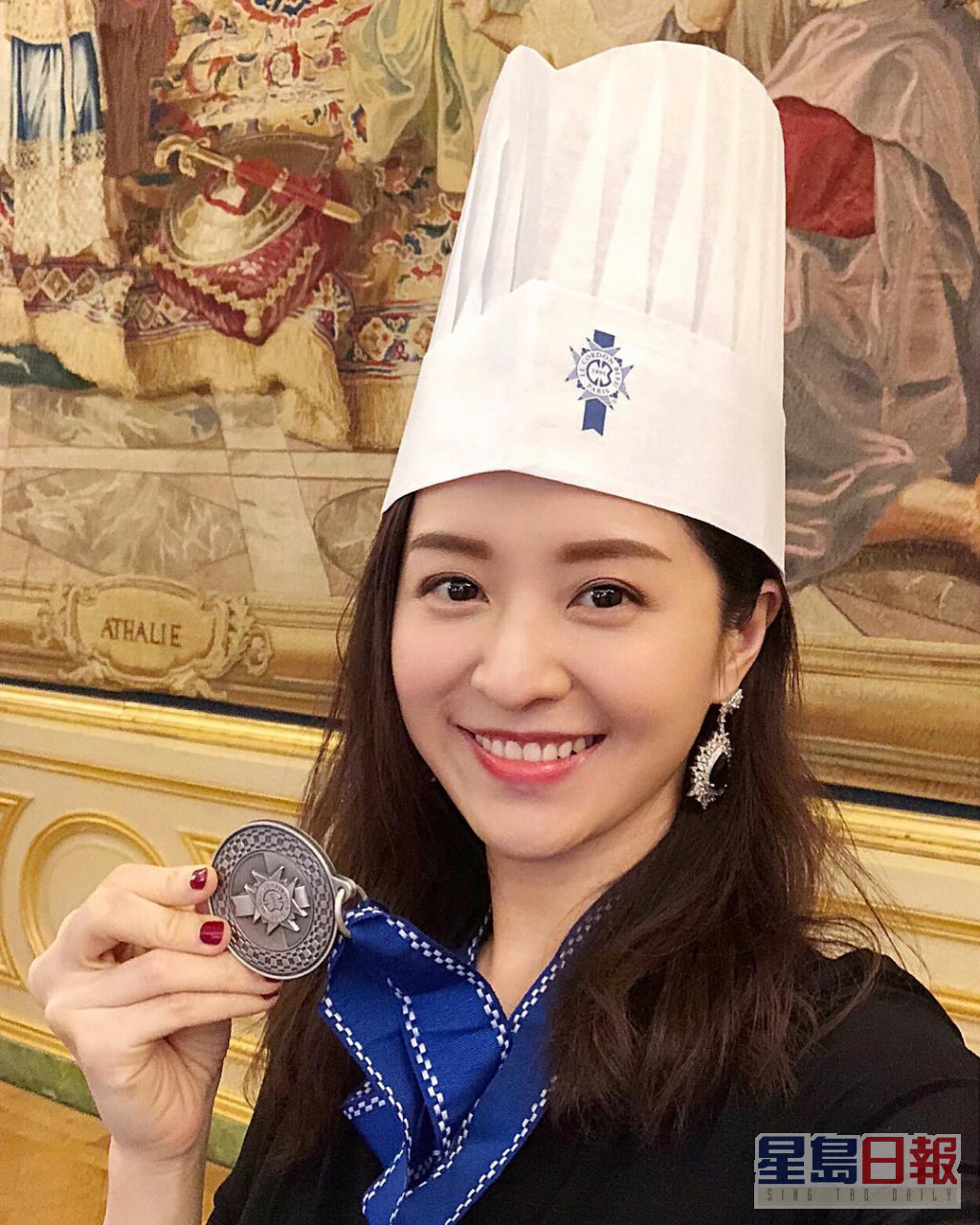 徐淑敏曾到日本「蓝带国际学院」进修厨艺。