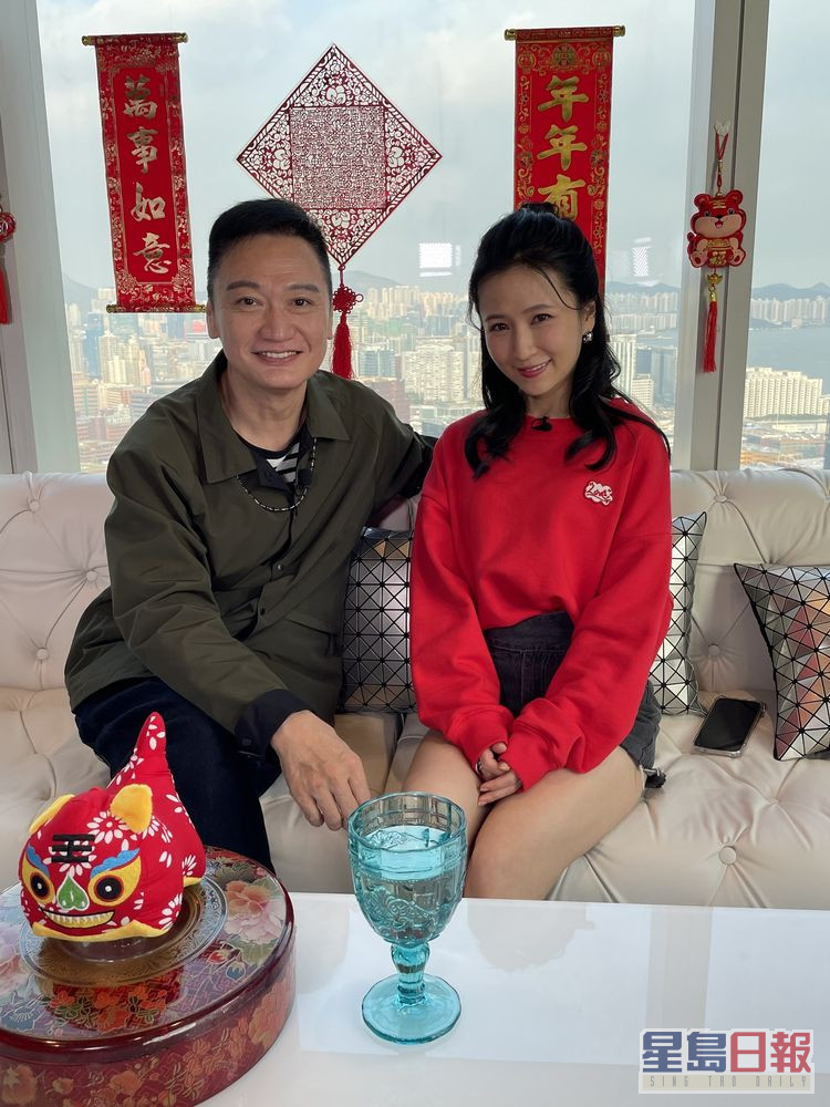 陶大宇接受香港开电视访问。