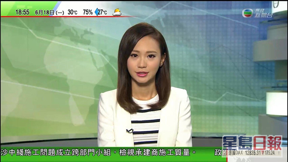麦诗敏亦与父亲一样从事幕前工作，为TVB新闻女主播。