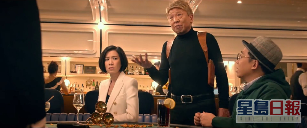 许绍雄也有份客串《栋笃特工》，三人也有同场画面。