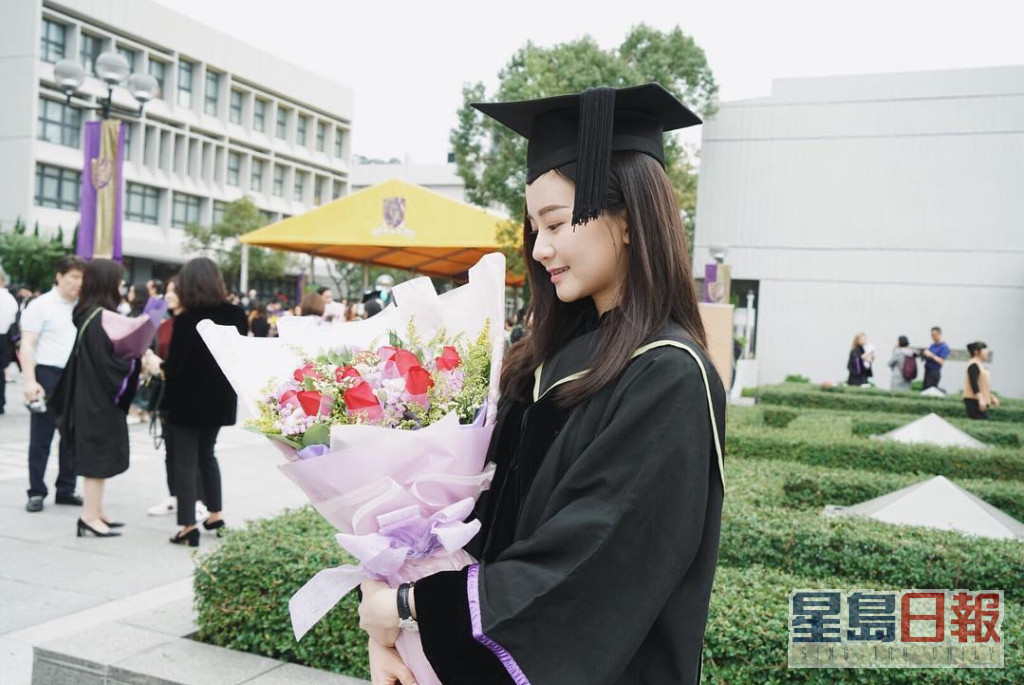 余琦琪大學畢業後，再來港升學。