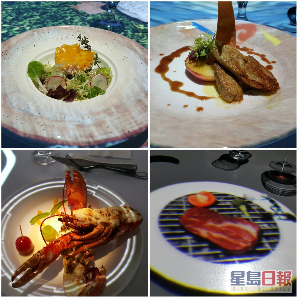 麥子雲曾為某私房菜製作3D投影動畫，讓食客同時享受味覺與視覺的盛宴。