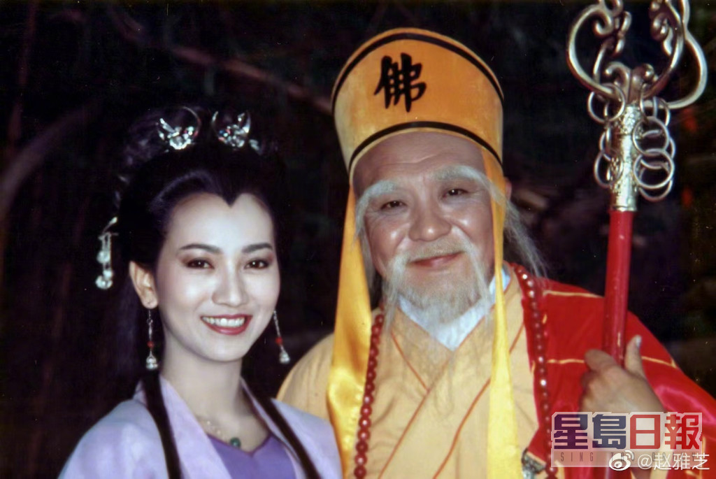 她特別留言多謝飾演「法海」的已故台灣演員乾德門照顧她與陳美琪和葉童。