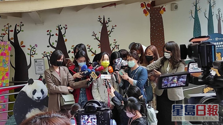 台北市立动物园公开解说团团最新状况。中时图片