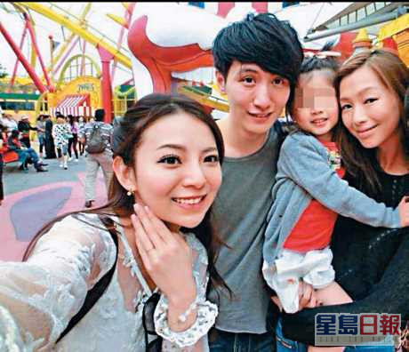 周永恒被揭背妻搭上模特兒公司拍檔劉依靜（左）。