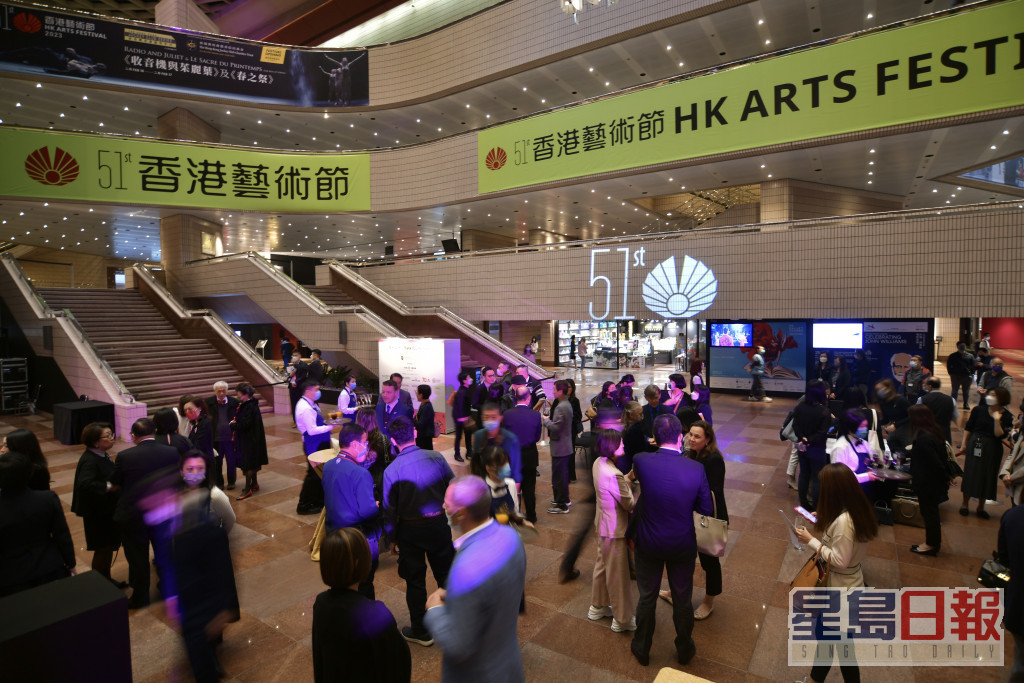 经过3年疫情后，香港艺术节再次举办。陈极彰摄