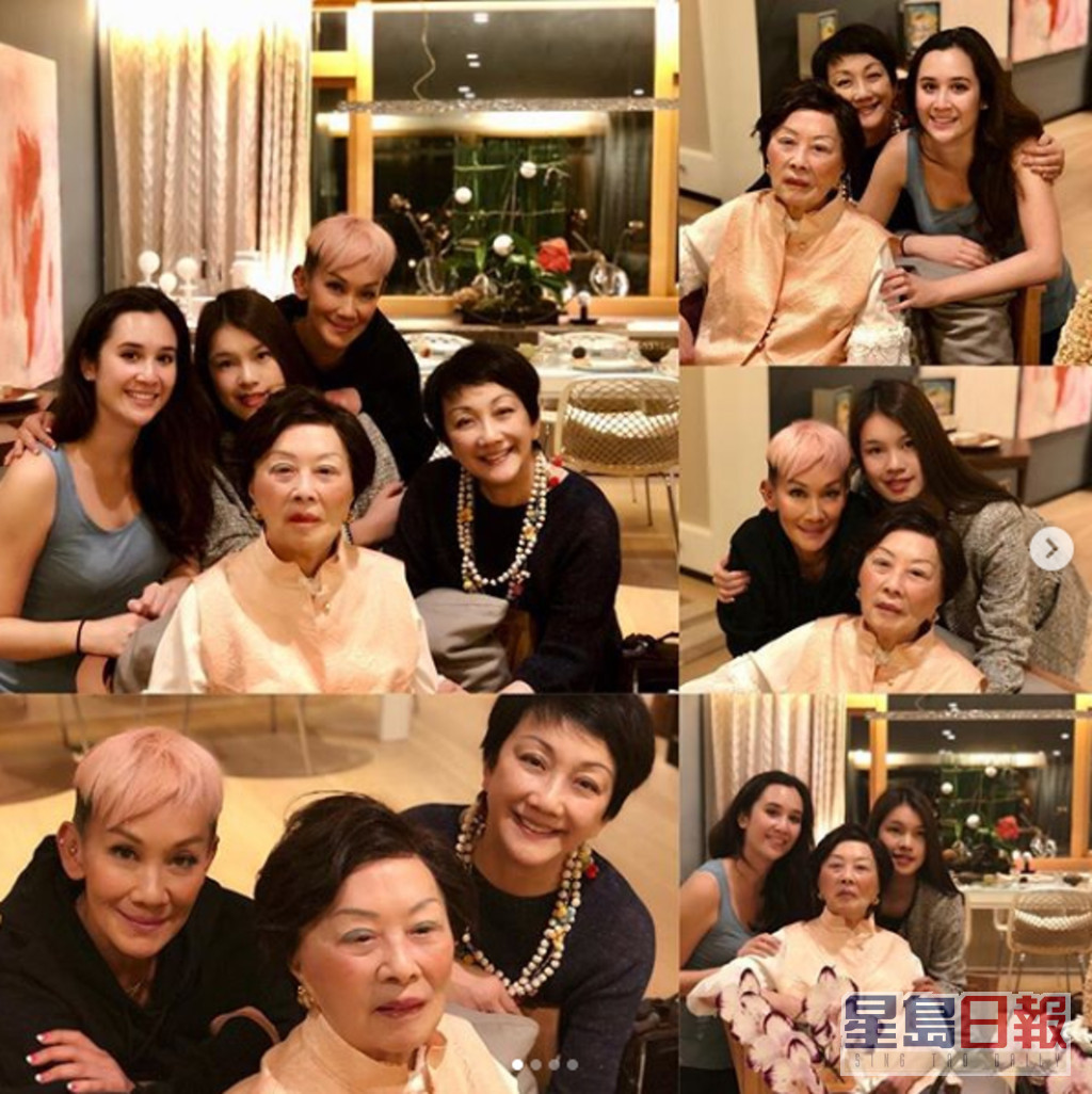 2018年11月，利夫人與家人聚餐。