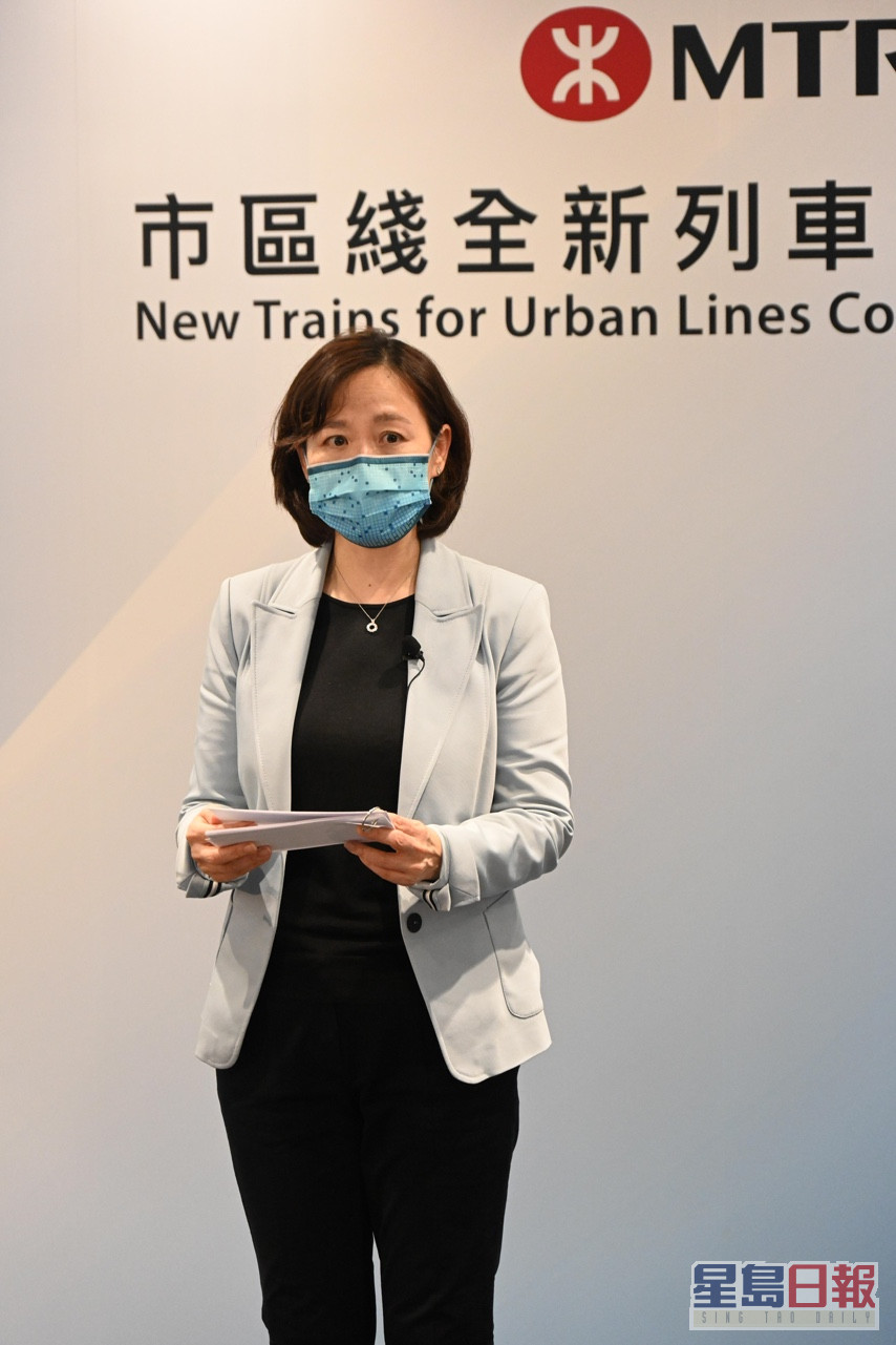 杨美珍表示港铁面对很大挑战，但不希望影响短期服务。梁文辉摄