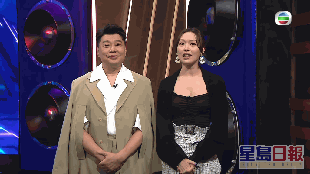 昨晚《好声好戏》决赛，由阮兆祥、冯盈盈主持。
