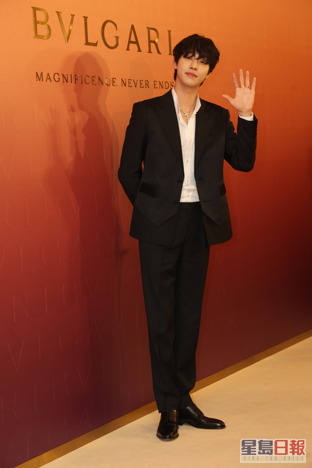韩剧《社内相亲》、《浪漫医生金师傅3》当红男星安孝燮特地来港出席品牌活动。