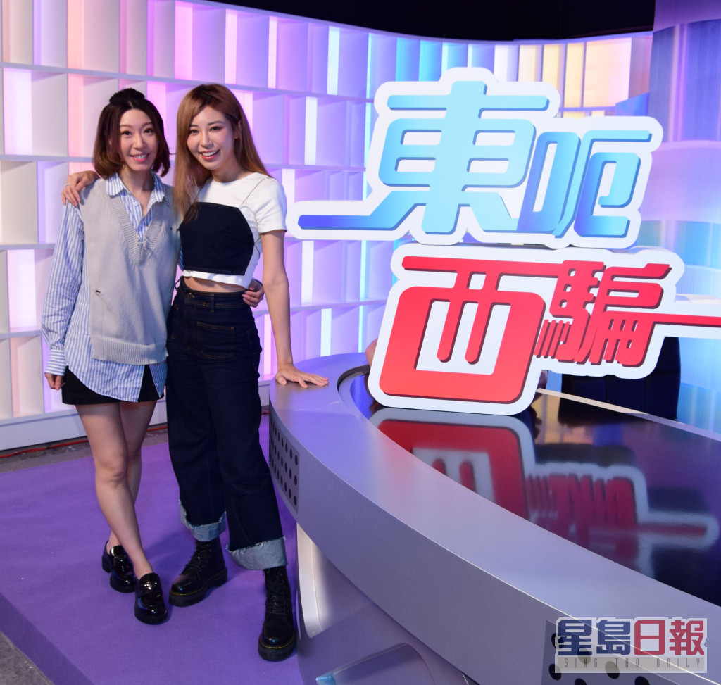 前「東張女神」林希靈、林泳淘為HoyTV全新資訊節目助陣。